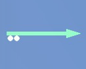 The wind indictor displaying a 9 o'clock wind at 1.5 - 3.2mps